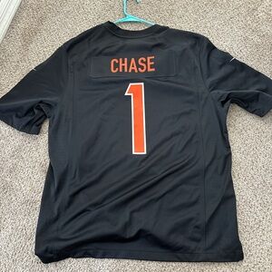 NFL Black and Orange Men's Jersey